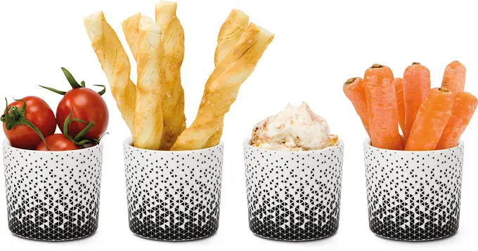 4er-Set Mini-Becher Aperitivo