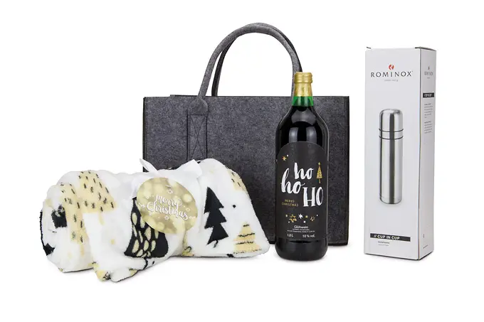 Weihnachtliche Filztasche