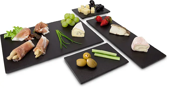 4er-Set Schieferplatten Tapas Ardesia