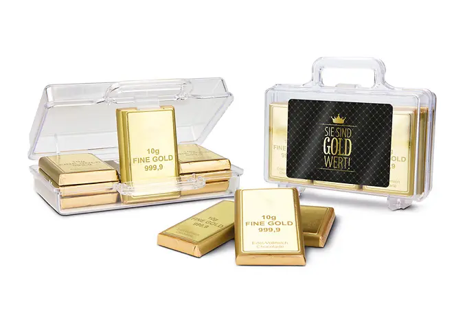 Süßer Koffer - Sie sind Gold wert!