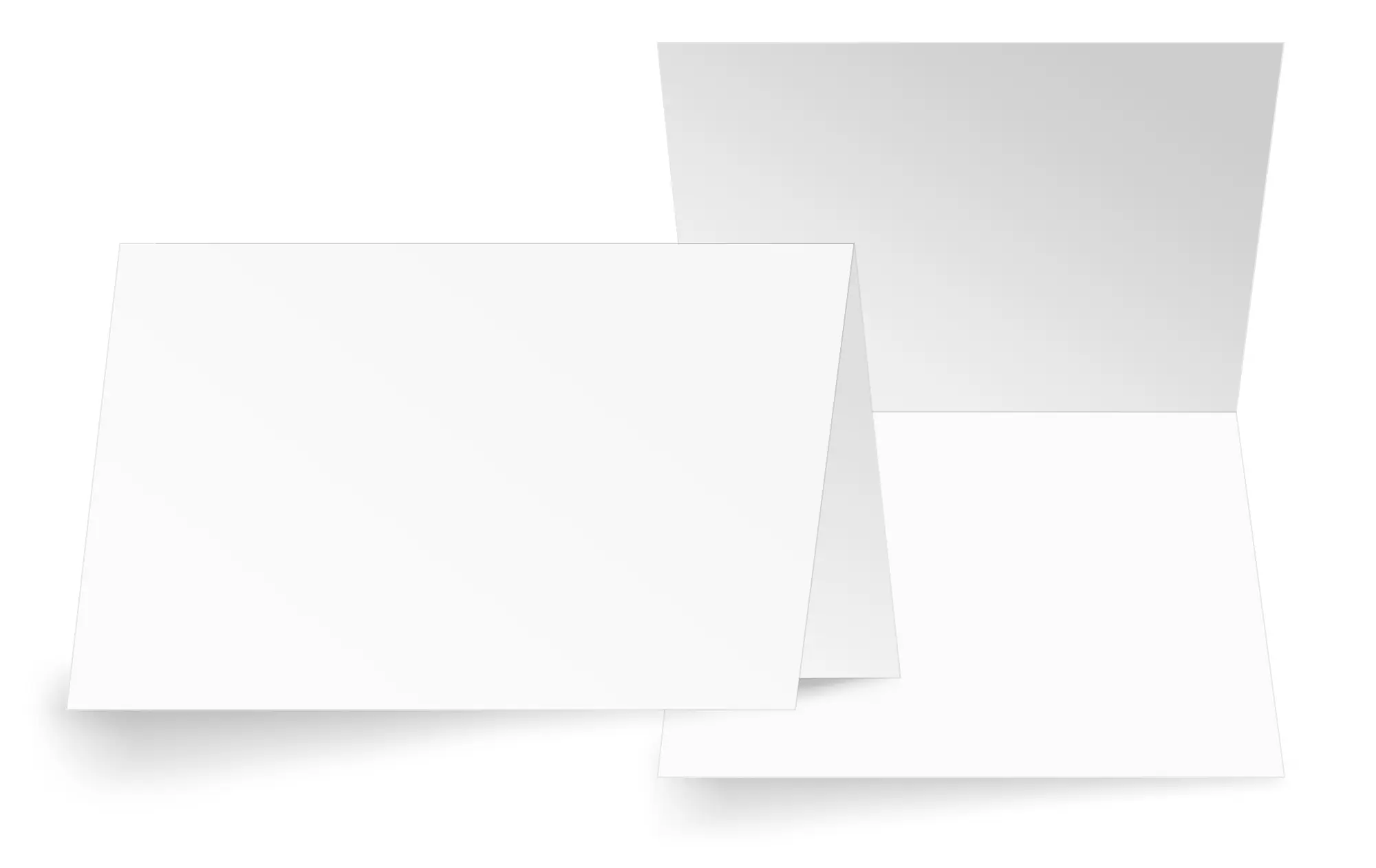 Blankokarte zur freien Gestaltung - quer 2