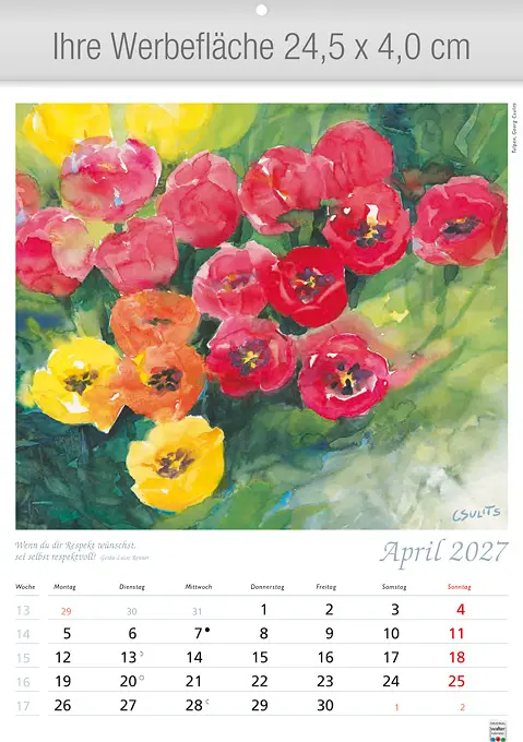 Blumen-Aquarelle