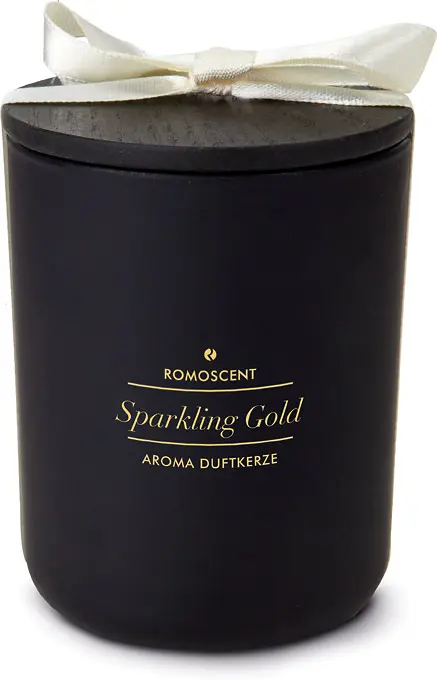 Aromakerze Sparkling Gold
