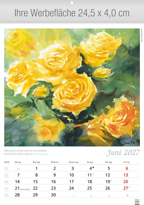 Blumen-Aquarelle