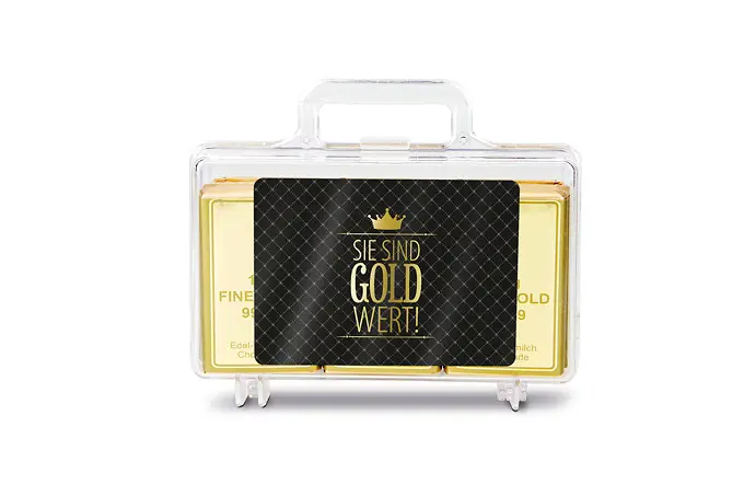 Süßer Koffer - Sie sind Gold wert!