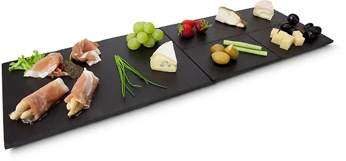 4er-Set Schieferplatten Tapas Ardesia