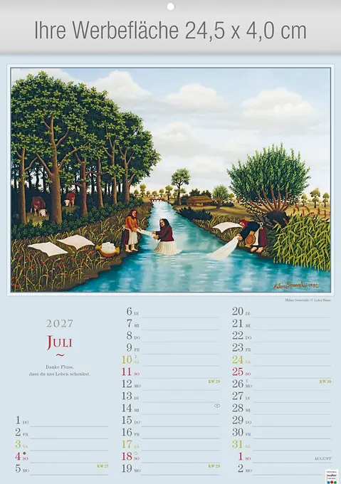 Naive Phantasien Kunstkalender