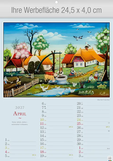 Naive Phantasien Kunstkalender