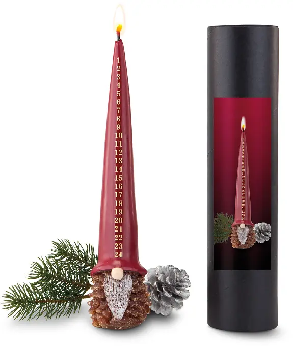Adventskalenderkerze