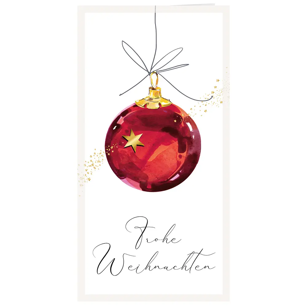 Roter Kugelschmuck