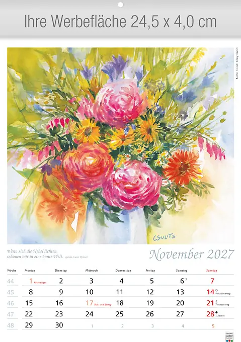 Blumen-Aquarelle