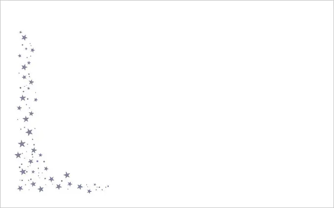 Kartenkuvert Sternenregen (Silberaufdruck)