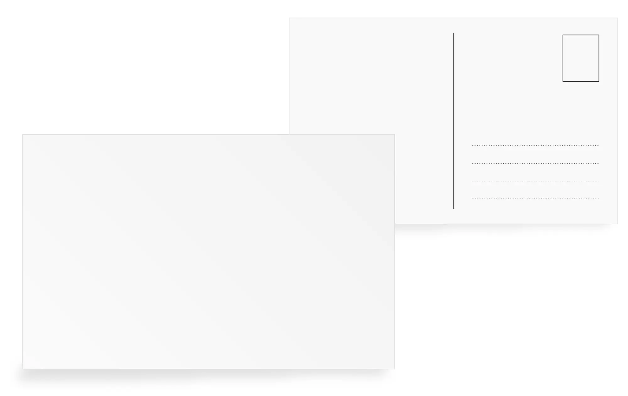 Postkarte zur freien Gestaltung