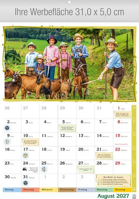 Großer Bauernkalender
