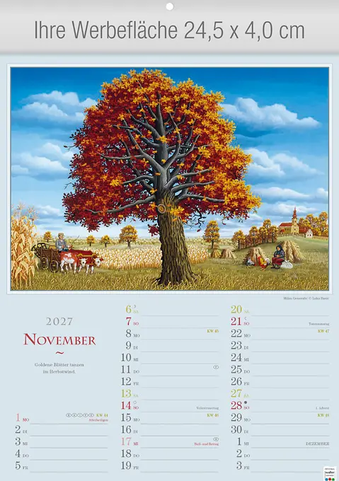 Naive Phantasien Kunstkalender