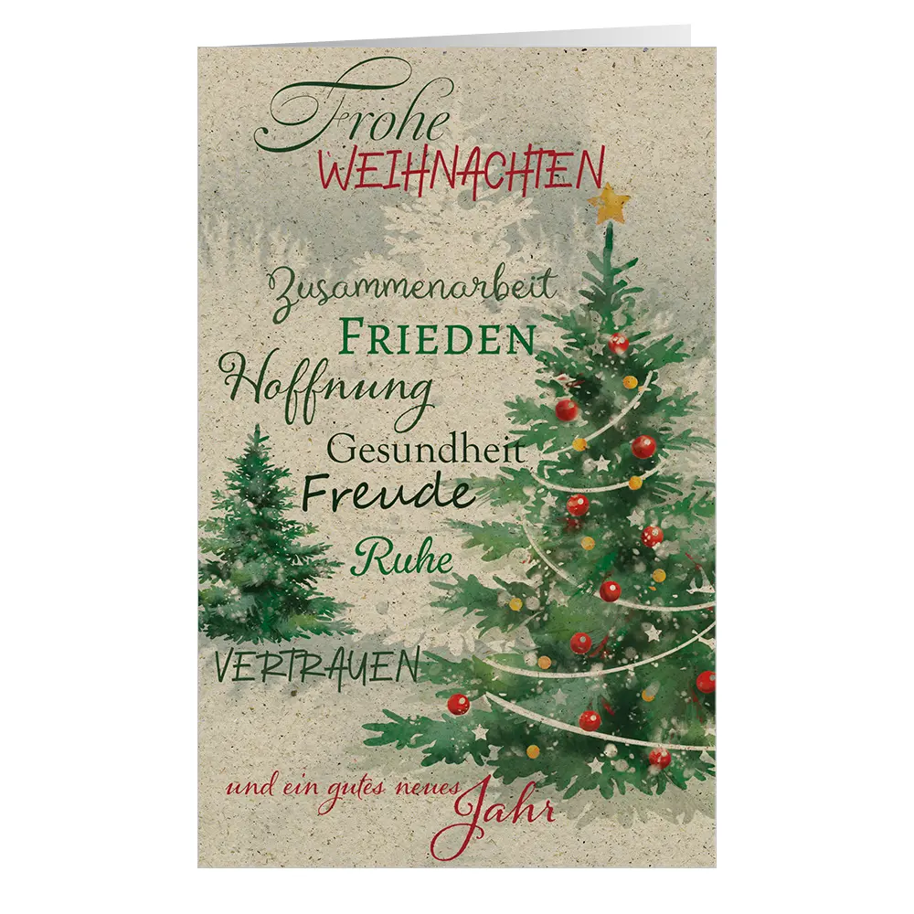 Dekorativer Christbaum