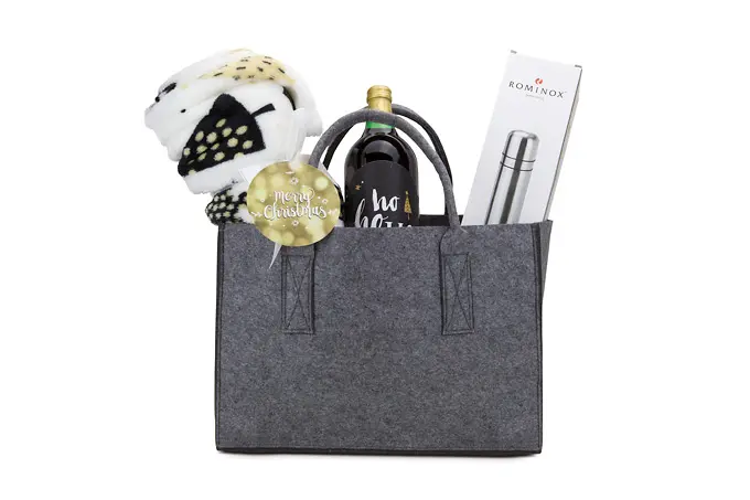 Weihnachtliche Filztasche