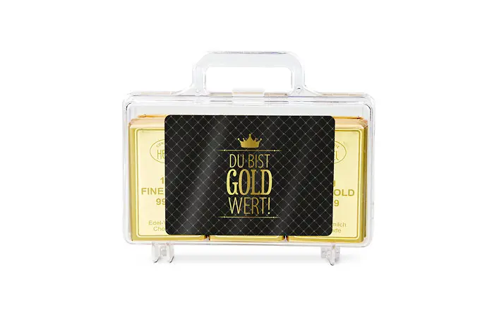 Süßer Koffer - Du bist Gold wert!