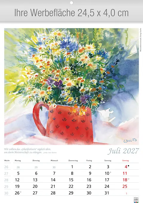 Blumen-Aquarelle