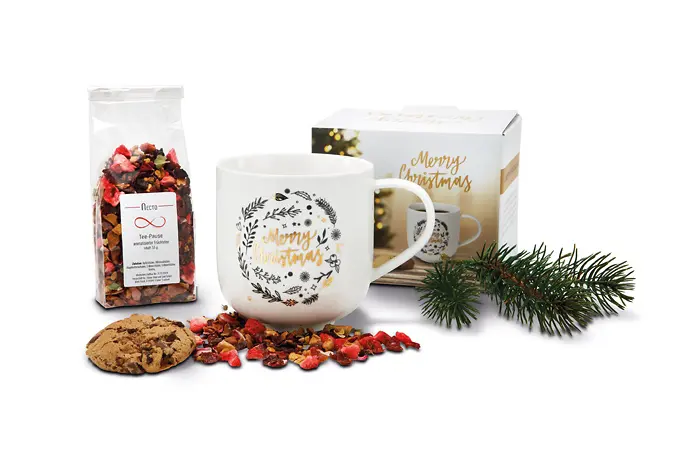 Weihnachtliche Teetasse