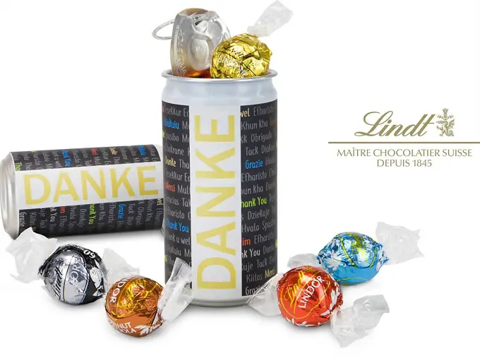 Lindt Geheimnis Danke