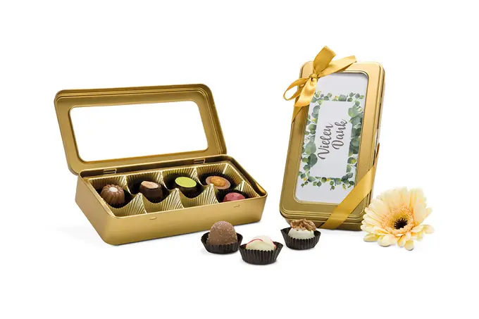 Golddose Vielen Dank